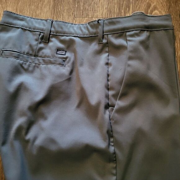 Jachs Performance Classic Fit Flat Front Golf Shorts w/ Shirt Stay Band Mens 40 - Picture 4 of 11